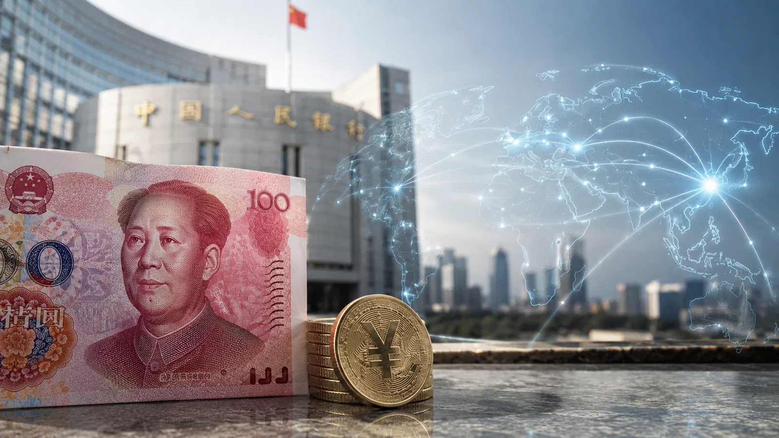 Yuan, Banco Popular da China e infraestrutura de pagamentos internacionais.