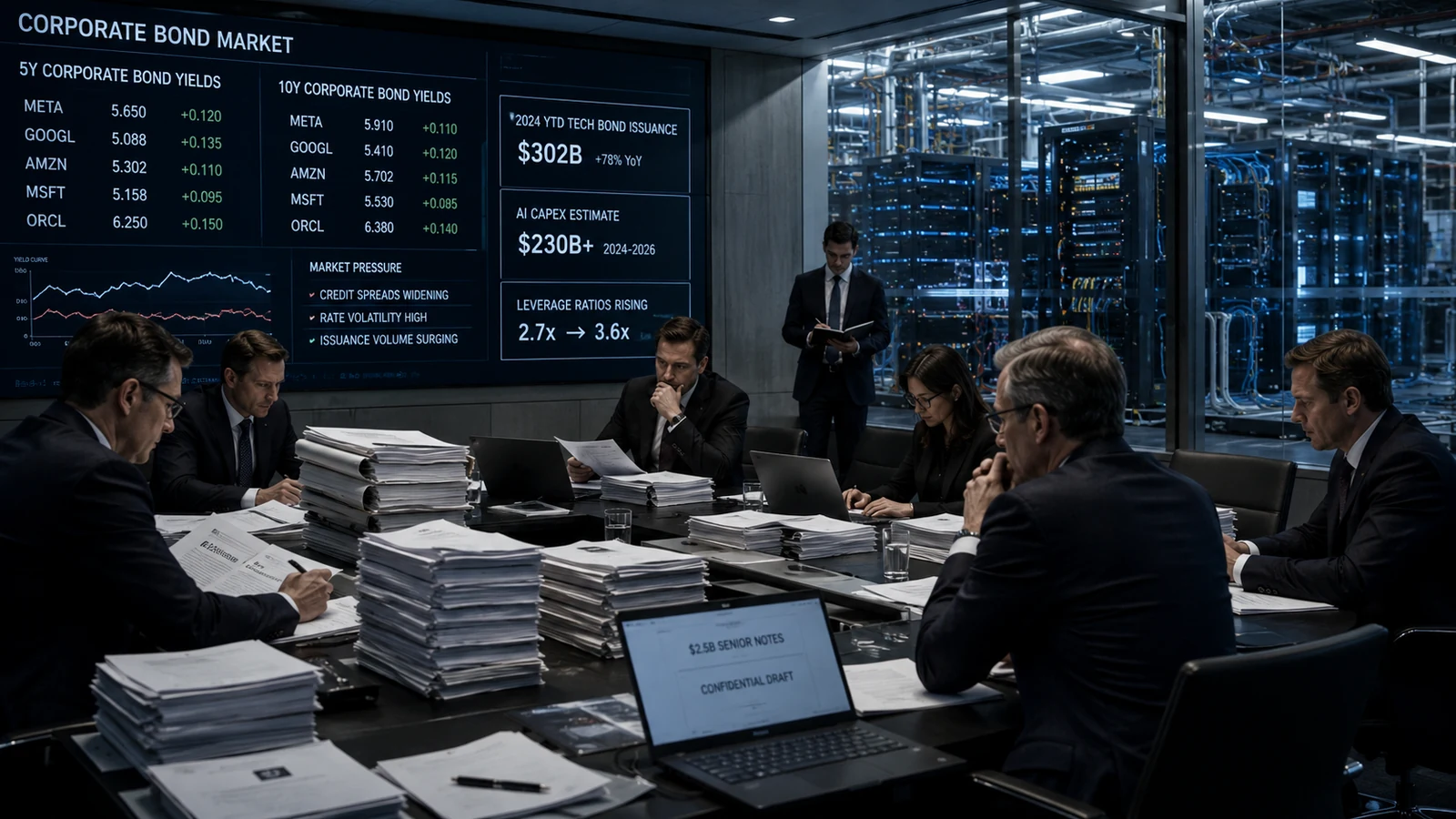 Imagem de capa com títulos corporativos, data centers e valor de US$ 194 bilhões, formato 16:9.